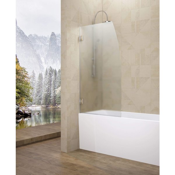 Шторка душевая для ванной DORADO МАТ распашная (левая/правая) 75х150см,6мм,матовое стекло 