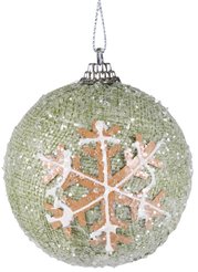 Шар с узором 8см зелёный SYPMQB-1021219