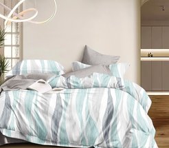 Комплект постельного белья 2,0сп Павлайн Органик Лагуна сатин