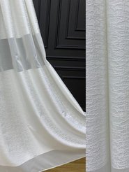 Тюль Лен 12162v крем 300см