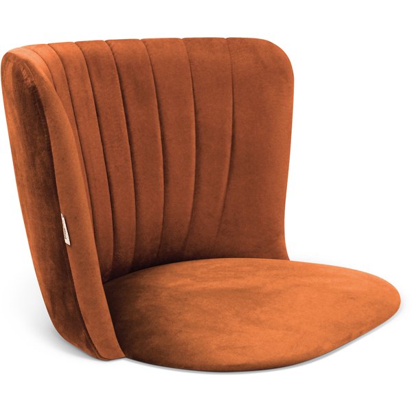 Сидение для стула Sheffilton SHT-ST36-1 микровелюр,оранжевый