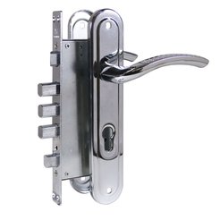 Замок врезной Аллюр ЗВ4-0526 CP-R хром правый