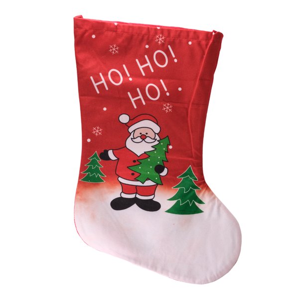Носок рождественский 46см с Дедом Морозом SYWZB-082191