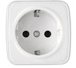 Розетка накладная Электра IP20 16А с заземлением цвет белый