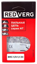 Цепь пильная RedVerg для пилы-мини RD-C18BL/U 1/4 дюйма 1.1 мм 34 звена
