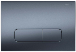 Панель смыва для инсталляции Aquatek KDI-0000034 Оружейная сталь матовая (клавиши прямоугольные)