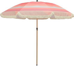Зонт пляжный Филадельфия d2,0м h2,1м стойка d32мм, с бахромой, полиэстер 180г/поликоттон, розовый, 60104GB-STR