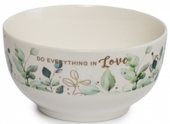 Салатник Domenik Tableware Green Leafs 13см фарфор