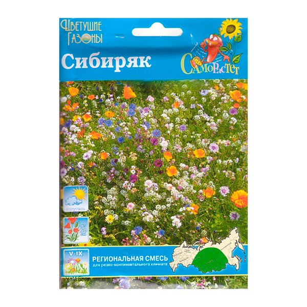 Семена газона Русский огород Сибиряк 30г