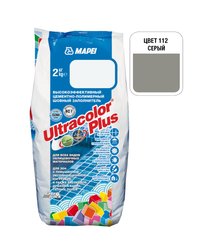Затирка Mapei Ultracolor Plus №112 серый(2кг)