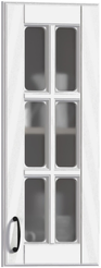 Фасад витрина Регина24 29,6х71,3х2,1см ФВ-30 Белый матовый