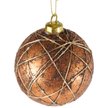 Шар с узором 8см медный, SYPMQB-0223036