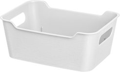 Корзинка д/хранения Homver Mango 2,4л 23х16х9см белый ПП