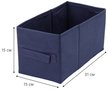 Короб д/хранения Qually 15х31х15см синий