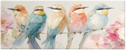 Канвас Цветные птички 45х115см