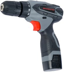 Дрель-шуруповерт аккумуляторная Megamaster 144Li, 20Нм, 14.4В, 1х1.3Ач