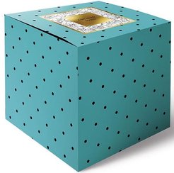 Коробка куб 11х11х10см (417)