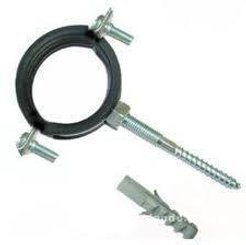 Хомут сантехнический 4" 105-115мм со шпилькой и дюбелем