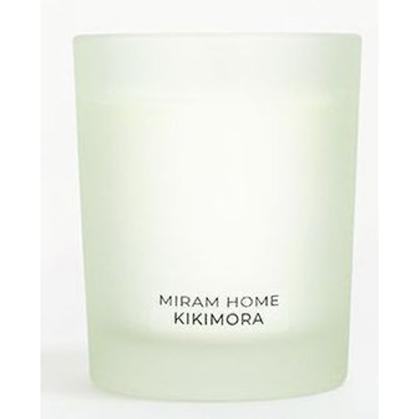 Свеча в стакане ароматическая Miram Home Kikimora 200г Мох и янтарь