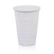 Набор стаканов одноразовых Мистерия 200мл хол./гор.,белые ПП 12шт