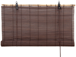 Штора рулонная  Bamboo 012 бамбук 60х160 шоколад