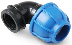 Отвод компрессионный ПНД Pro Aqua UNIO d32х1/2" внутренняя резьба