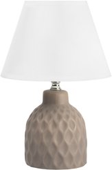 Лампа настольная Rivoli Muriel 7550-502 1х Е14 40Вт керамика бежевая с абажуром