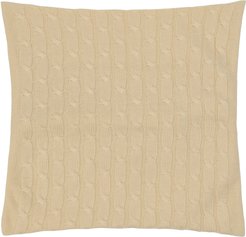 Наволочка вязаная 40х40 молочная