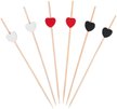 Набор шпажек д/канапе Mallony Сердце 100шт бамбук 
