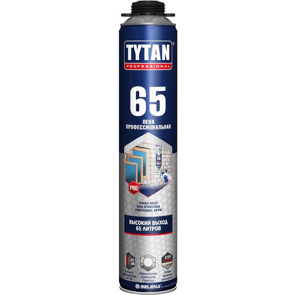 Пена монтажная профессиональная TYTAN Professional 65 (750мл) лето