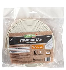 Уплотнитель самоклеящийся PRAKTISCHE HOME 9х4мм Е-12м белый