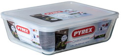 Форма д/запекания Pyrex Cook Freez 19х14х4см 800мл прямоугольная, стекло, крышка пластик