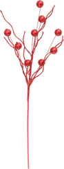 Ветка декоративная 71х7см красный SYSDH-A3025167