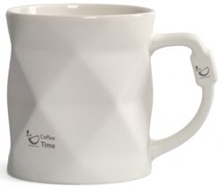 Кружка Domenik Black&White 390мл белый, фарфор