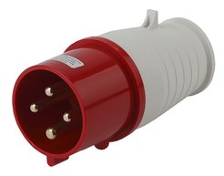 Вилка силовая переносная 024 Эра 3Р+РЕ 32А 380В IP44