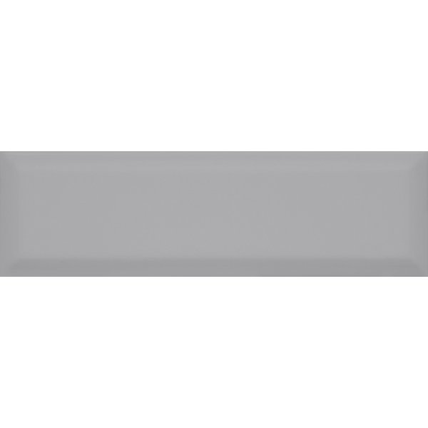 Плитка настенная Аккорд 8,5х28,5см грань серый 0,97м²/уп (9014)