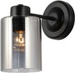 Бра Акцент 1х60W E27 металл, стекло, чёрный