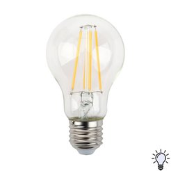 Лампа светодиодная ЭРА F-LED A60-11W-840-E27 11Вт филамент груша нейтральный белый свет E27