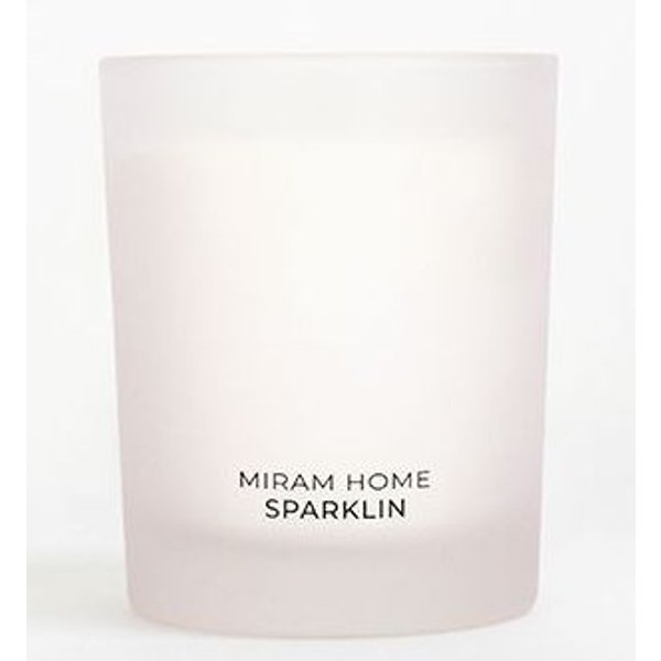 Свеча в стакане ароматическая Miram Home Sparkin 200г Розовое шампанское