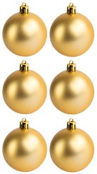 Набор шаров 6шт 6см золото SYQA-0122267