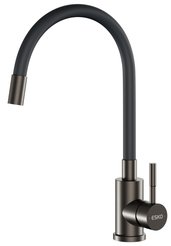 Смеситель для кухни ESKO K44GMB с гибким изливом, графит