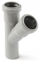 Тройник канализационный Pro Aqua Comfort 110x110/45°
