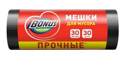 Пакеты д/мусора Бонус/BONUS 30л 30шт 45х55см 6мкм