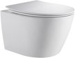 Унитаз подвесной безободковый Orange AGW-01-100 TORNADO FLUSH, сиденье дюропласт с Soft-close