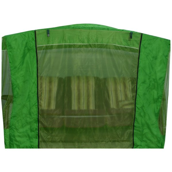 Чехол-укрытие для качелей 125х240х200см с москитной сеткой, зеленый