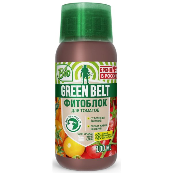 Средство от болезней Фитоблок GREEN BELT для томатов 100мл