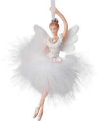 Украшение фигурное Балерина 19х10х4см, белый, SYXTSB-5625125