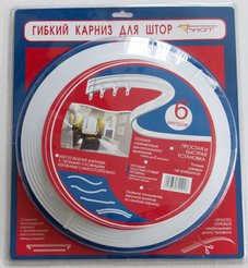 Карниз гибкий для штор 6м  комплект