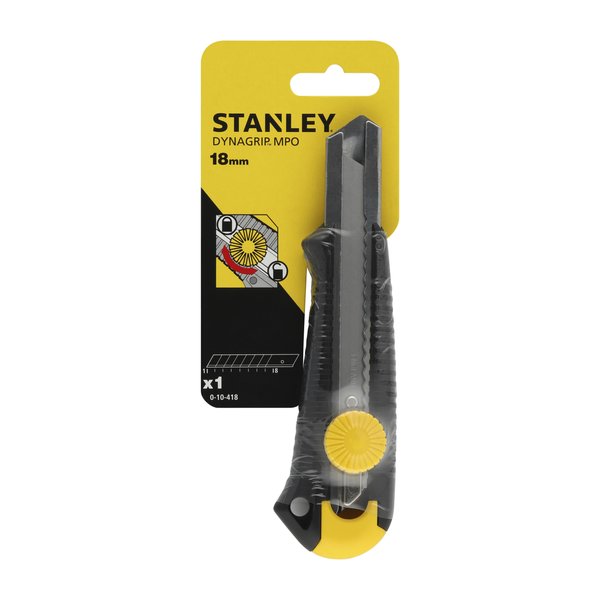 Нож Stanley 18мм винтовой фиксатор