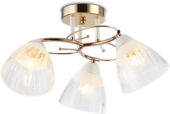 Люстра на штанге TR303026/3 GD/WH/CL золото/белый/прозрачный E27/3 max 60W D470х240